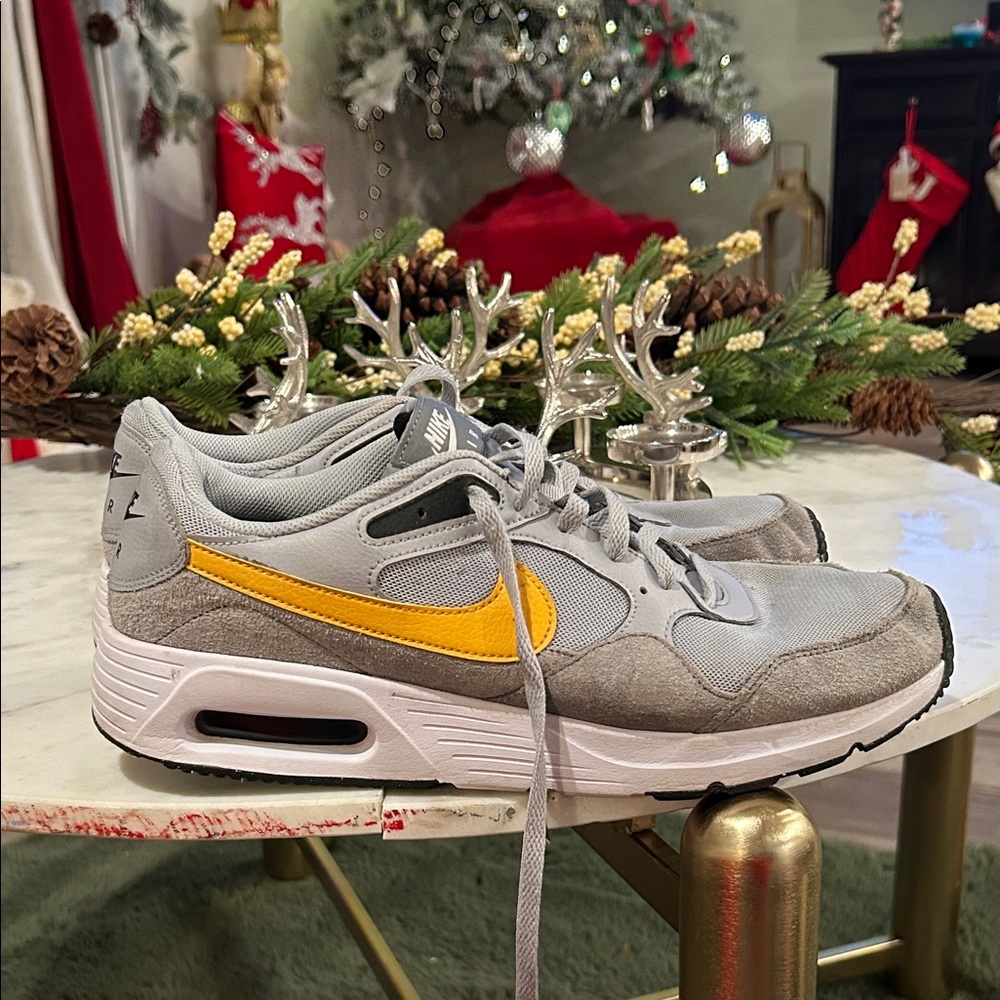 🔥Nike Air Max SC Wolf Grey Yellow Ochre Size 13